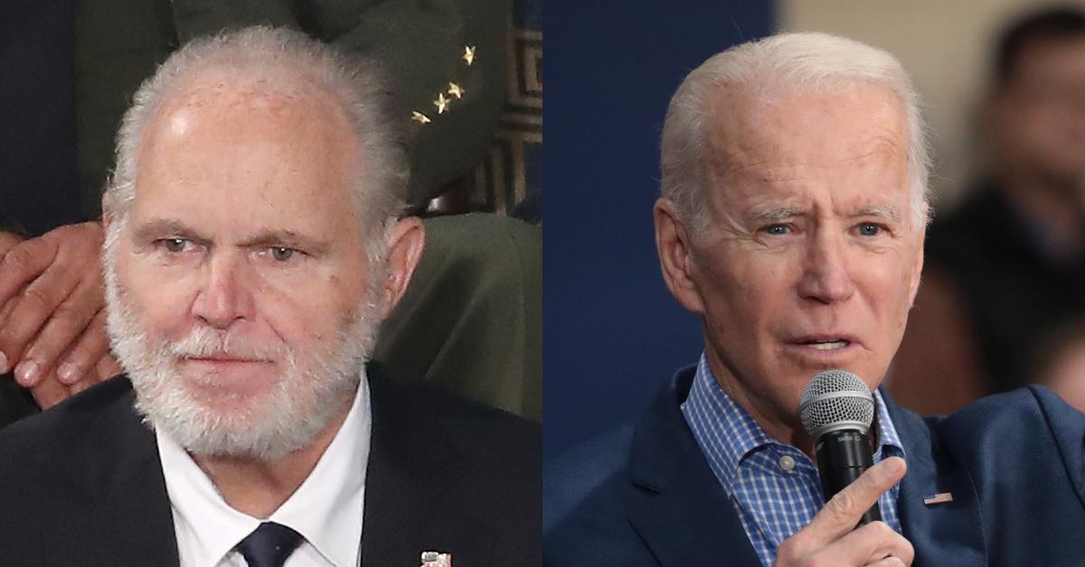 why does rush call joe biden plugs