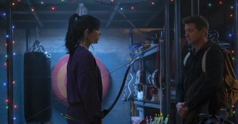 Kate and Clint in 'Hawkeye'