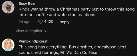 christmas bus crash song