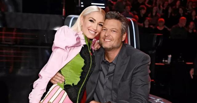 Gwen Stefani and Blake Shelton on 'The Voice'