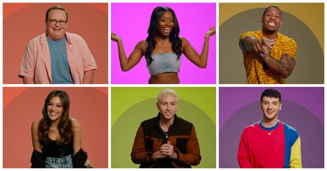 (L-R) Brandon Baker, Quori-Tyler "QT" Bullock, Kyle Fuller, Lauren LaChant, Myles Reed, and Jordan Staff from Season 6 of 'The Circle'