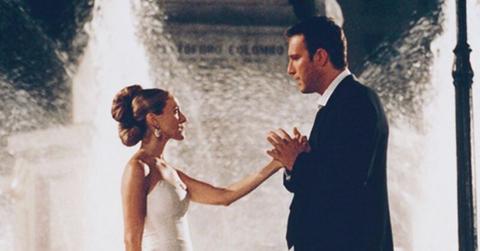 (l-r): Sarah Jessica Parker as Carrie and John Corbett as Aidan on 'SATC' Season 3