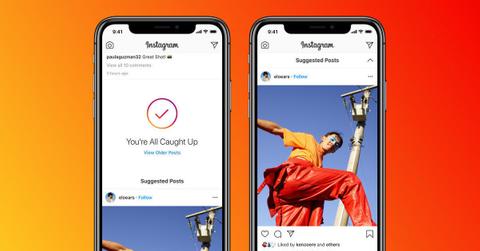 Instagram's "Suggested Posts" feature.