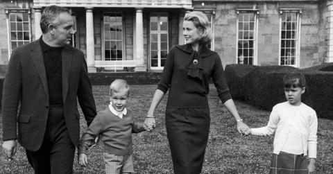 Prince Rainier III, Prince Albert II, Princess Grace, Princess Caroline