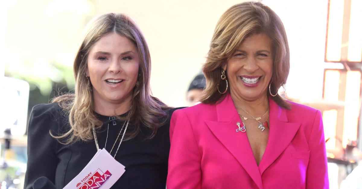 Jenna Bush Hager and Hoda Kotb during 'Today with Hoda & Jenna' in June 2023.