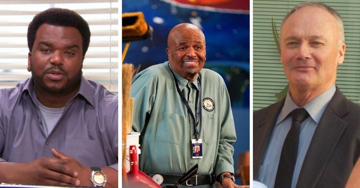 Darryl Philbin, Mr. Johnson, and Creed Bratton.