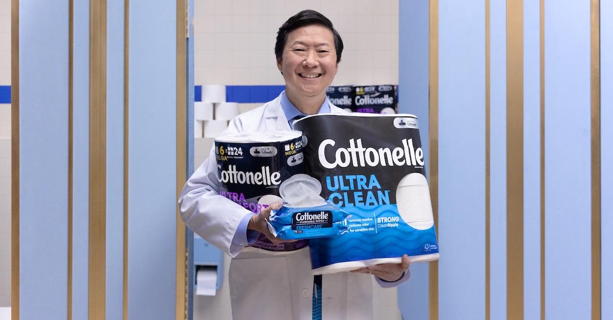 Ken Jeong with Cottonelle