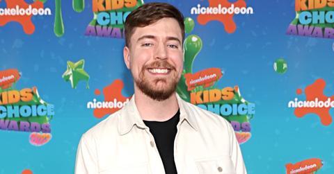 MrBeast attends the 2023 Nickelodeon Kids' Choice Awards