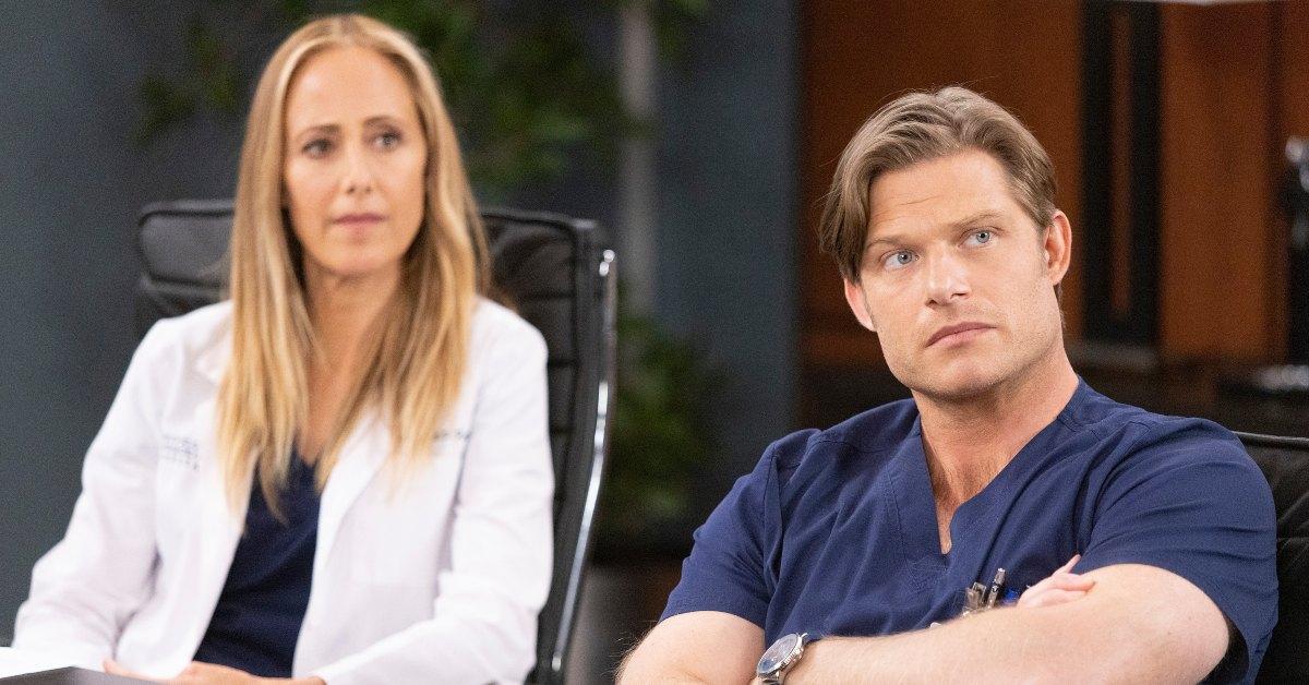 Kim Raver and Chris Carmack on Grey's Anatomy