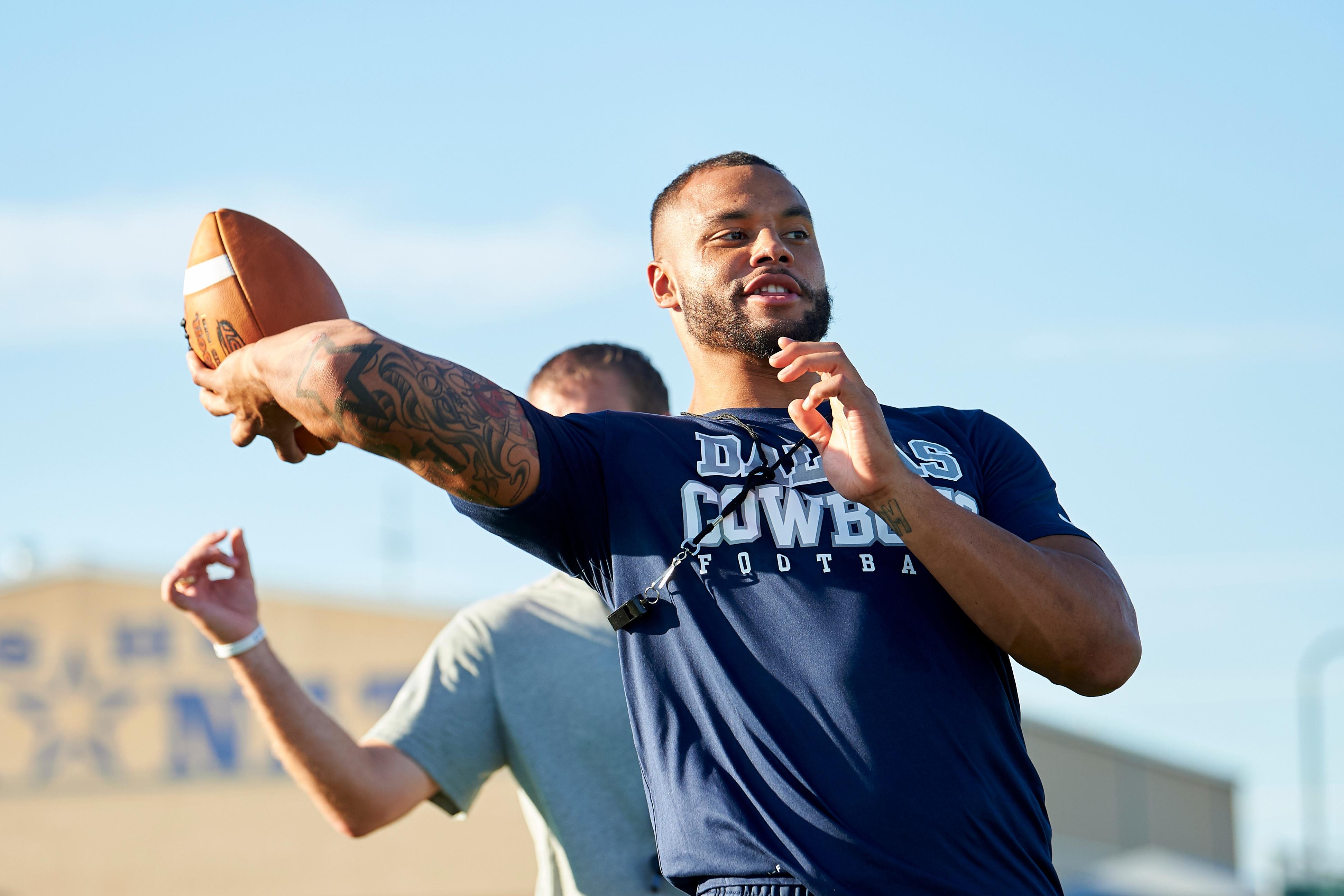 Dallas Cowboys Dak Prescott in Sep. 2018