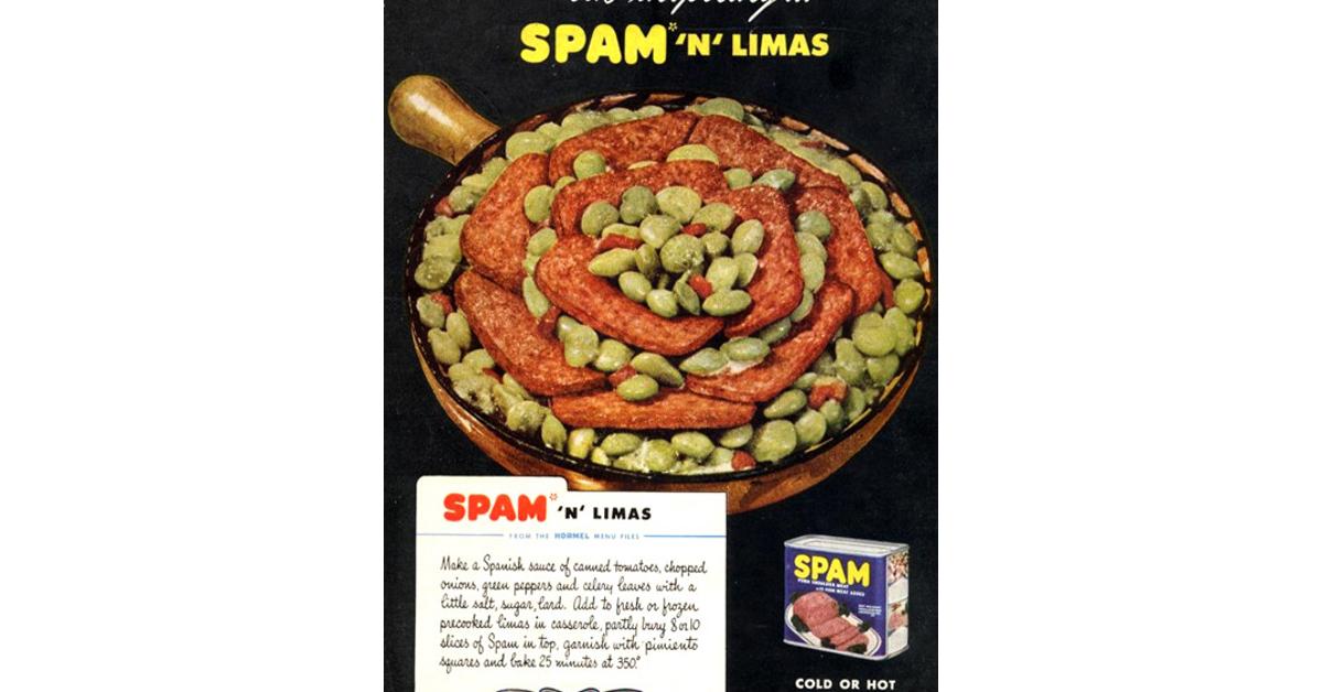 spam lima beans