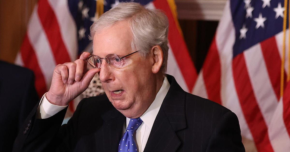 why did mitch mcconnell cry