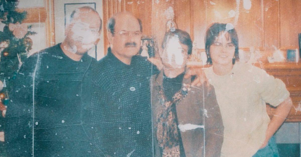 Dennis Rader posing with his family.