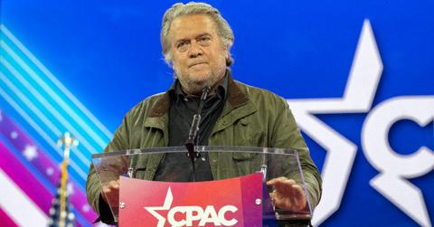 Steve Bannon speaks at the 2024 Conservative Political Action Conference (CPAC)