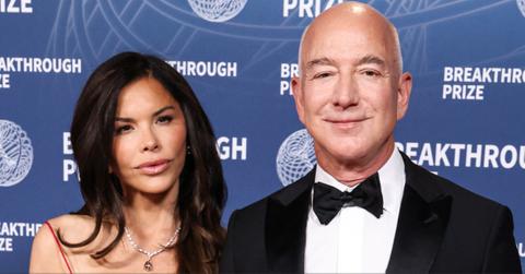 Lauren Sánchez and Jeff Bezos attend the 11th Annual Breakthrough Prize Ceremony.
