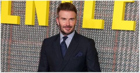 David Beckham at the Theatre Royal Drury Lane in West End, London.