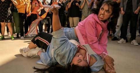 Bryana Salaz as Inez, and Kelya Monterosso as Gloria