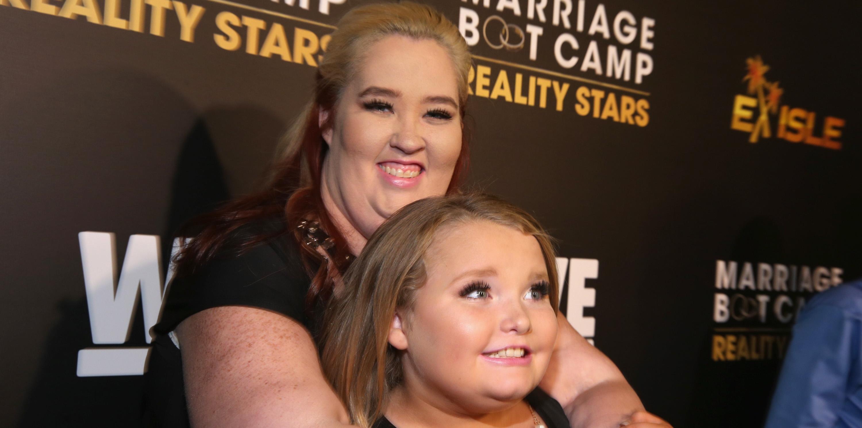 June "Mama June" Shannon and Alana "Honey Boo Boo" Thompson attend the WE tv premiere of 'Marriage Boot Camp' in 2015