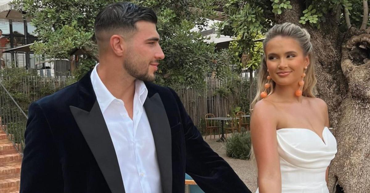 Tommy Fury and Molly-Mae Hague gaze at each other in a photo