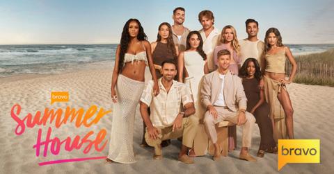The cast of 'Summer House' Season 9 posing at the beach.