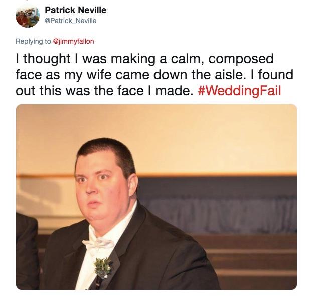 wedding fails