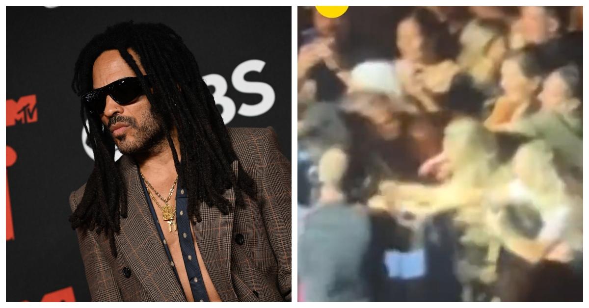 Fan Rips Out Lenny Kravitz's Signature Dreadlocks