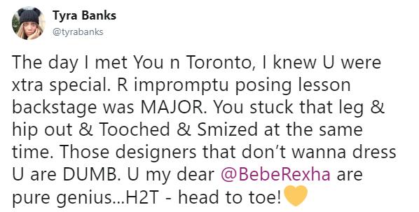 rexha tweet