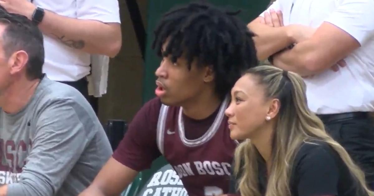 (l-r): Dylan Harper and his mom, Maria Harper