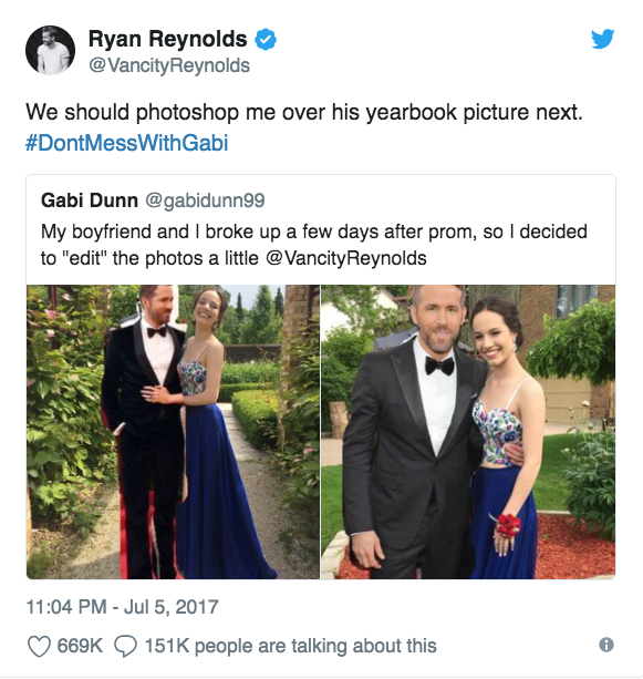 ryan reynolds twitter