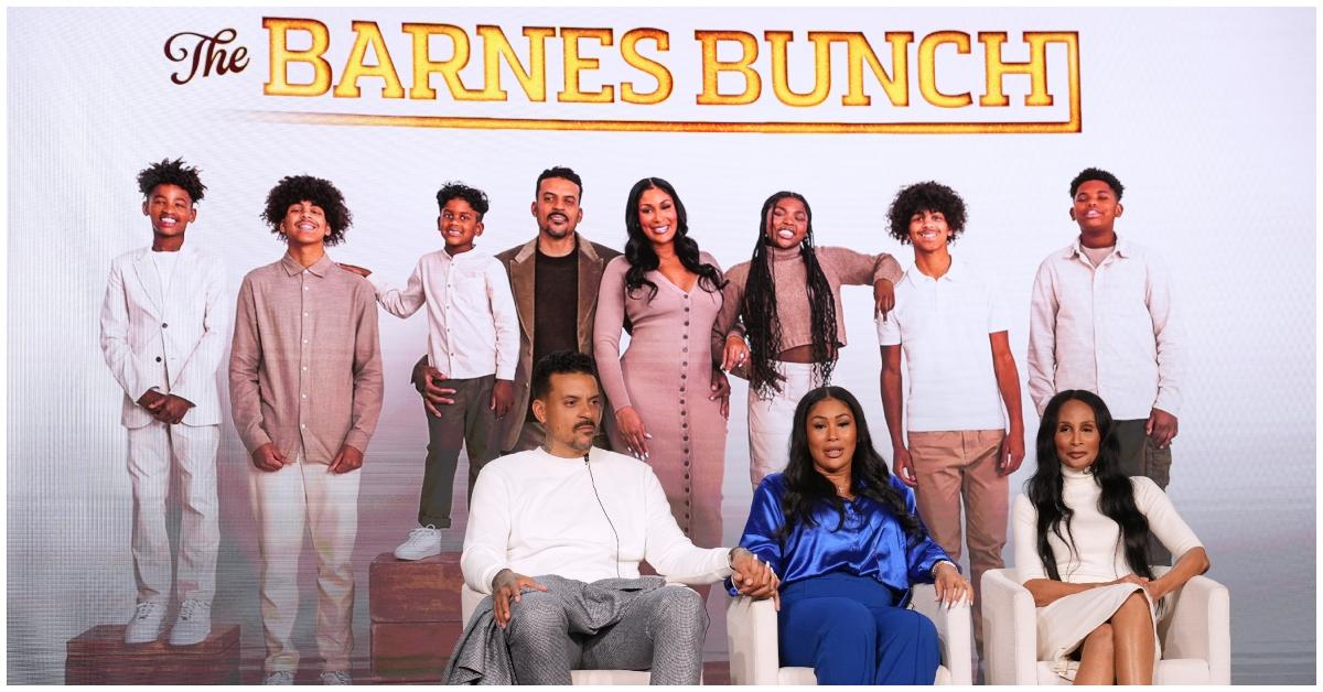 (l-r): Matt Barnes, Anansa Sims, and Beverly Johnson promoting 'The Barnes Bunch.'