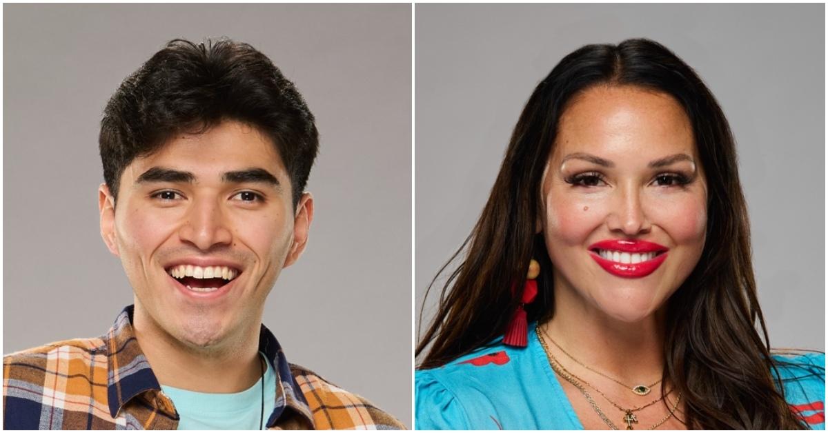 Adrian Rocha and Amy Bingham from the 'Big Brother' Season 27 cast.