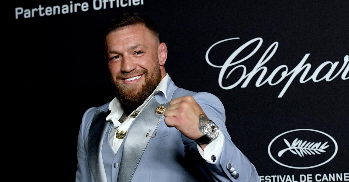 Conor McGregor attends the 'Chopard Loves Cinema' gala dinner during the 75th Cannes Film Festival.