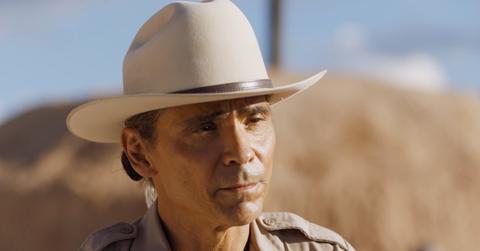 Zahn McClarnon as Joe Leaphorn in 'Dark Winds'