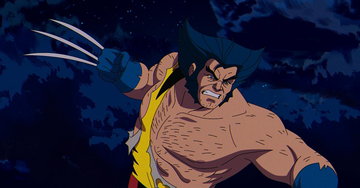 Wolverine in X-Men '97 brandishing his adamantium claws