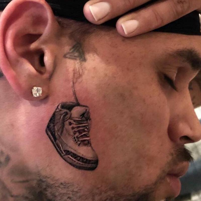 chris brown tattoo