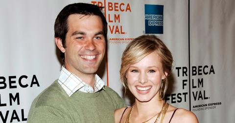 (l-r) Kevin Mann and Kristen Bell in 2006