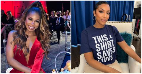 (l-r): Candiace Dillard and Porsha Williams