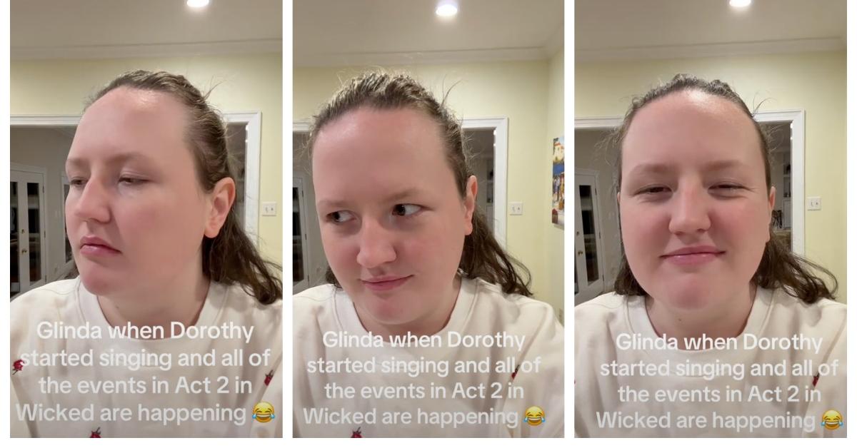 Ginda's reaction to Dorothy singing, TikTok edition