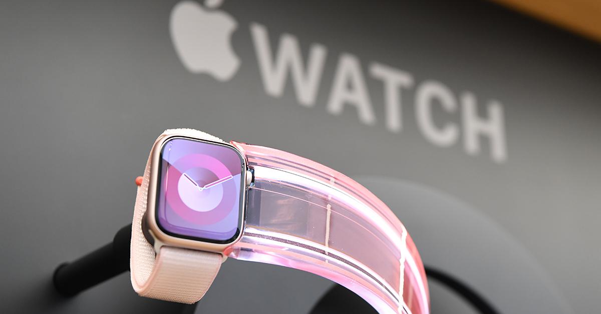 Apple Watch Series 9 on display