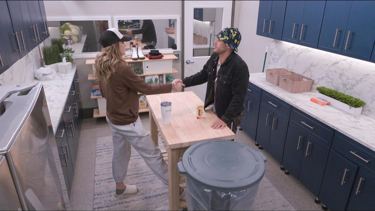 Makensy and Tucker shake hands on Big Brother