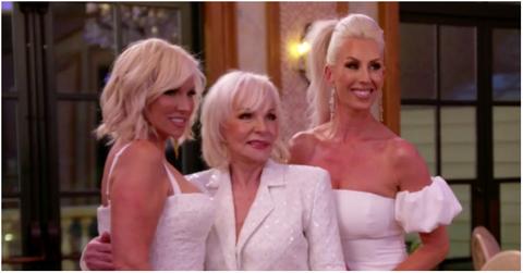 (l-r): Margaret Josephs, her mother, Marge Sr., and her assistant, Lexi Doll