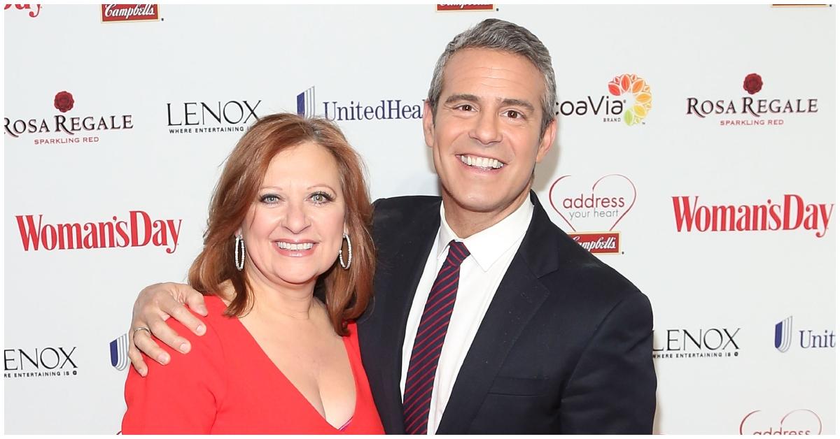 (l-r): Caroline Manzo and Andy Cohen