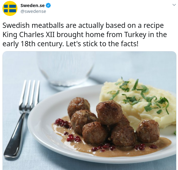 where did swedish meatballs originate sorry but probably not sweden where did swedish meatballs originate