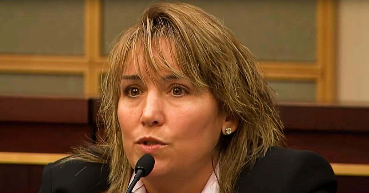 Christy Martin talking in court on CourtTV