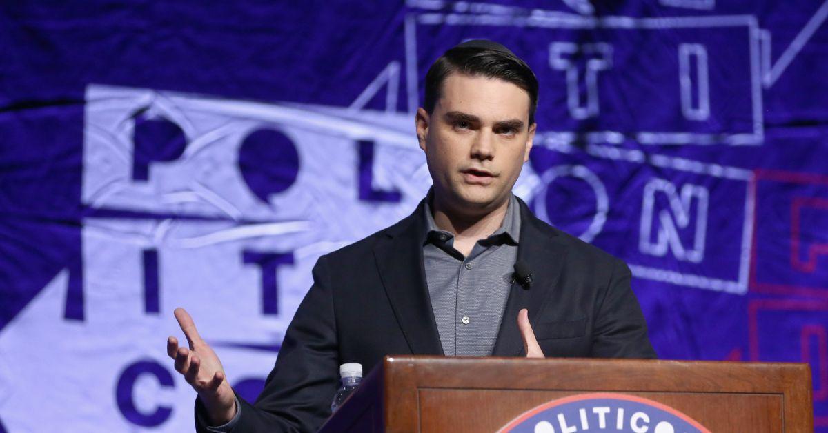 Ben Shapiro speaking at a political conference in 2018. 