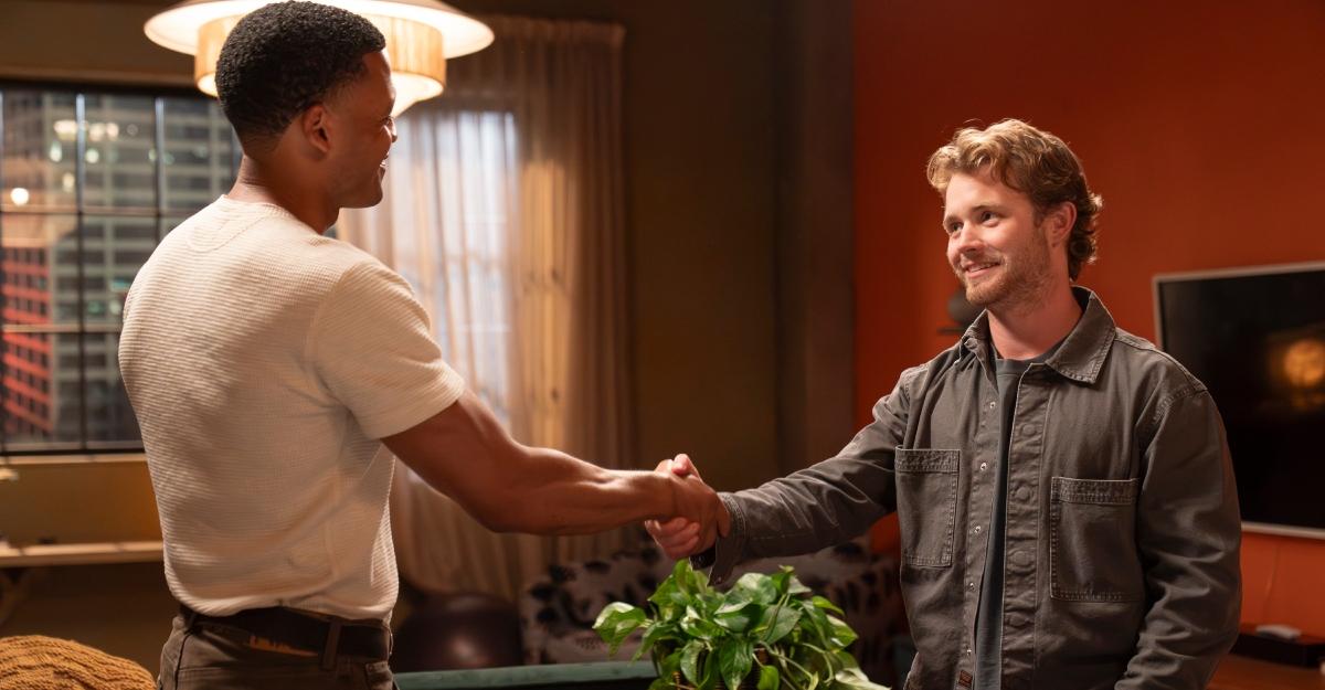 Miles and Seth shake hands in The Rookie.