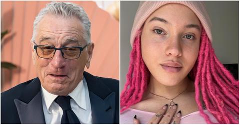 Robert De Niro and his daughter Airyn on separate occasions.