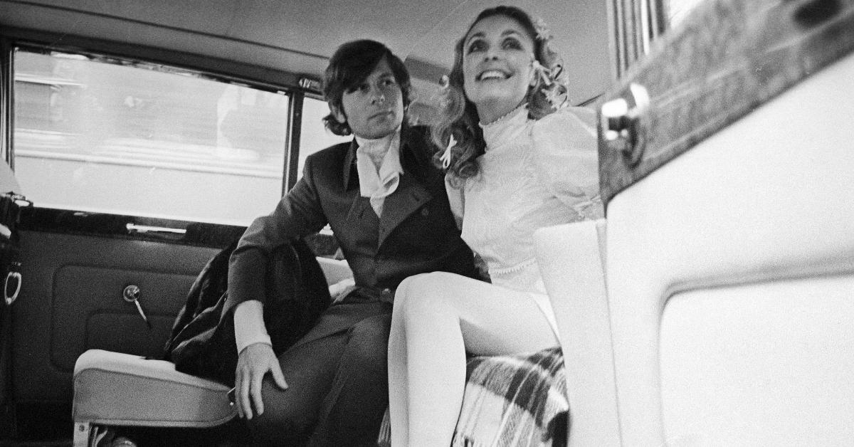 Roman Polanski and Sharon Tate on their wedding day