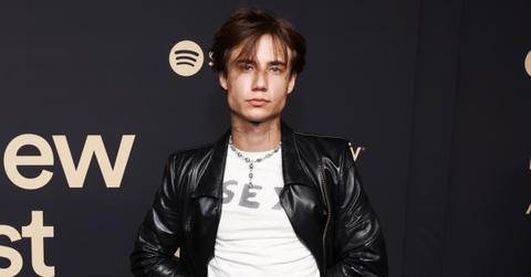 Jaden Hossler attends Spotify's 2023 Best New Artist Party at Pacific Design Center on February 02, 2023 in West Hollywood, California