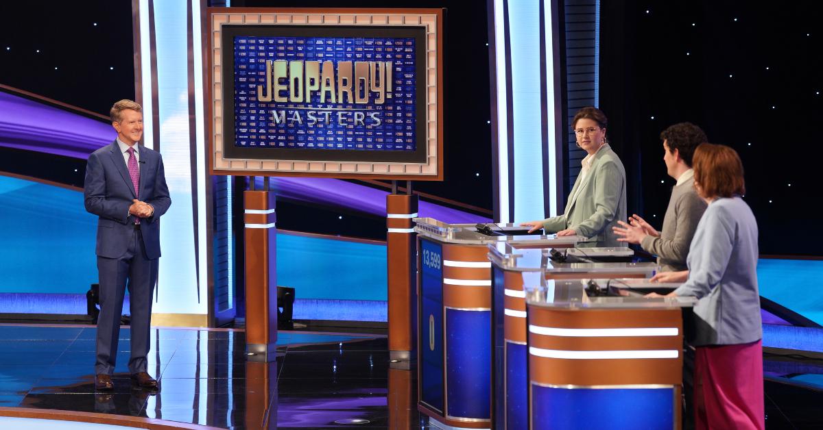 Ken Jennings, Mattea Roach, Matt Amodio, and Amy Schneider during Games 9 and 10 of  'Jeopardy! Masters'